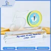 Mẫu bộ số pha lê cao cấp lưu niệm dấu mốc 50 năm phát triển trong lĩnh vực giáo dục.