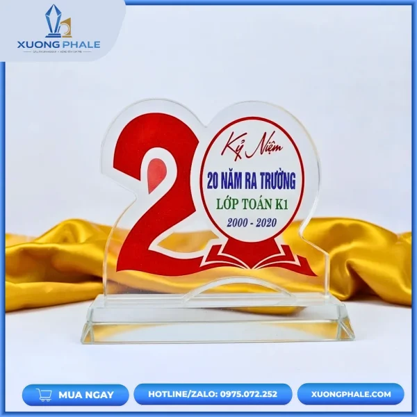 Bộ Số Pha Lê Cao Cấp Kỷ Niệm 20 Năm Ra Trường