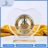 Đồng hồ pha lê hình trái tim in logo